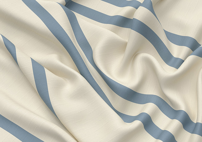 Adelaide, Winnies Stripe Raffs Blue - Made to Measure Curtains - Image 4